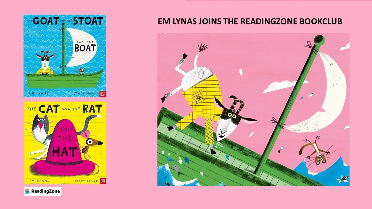 Em Lynas joins the ReadingZone Bookclub