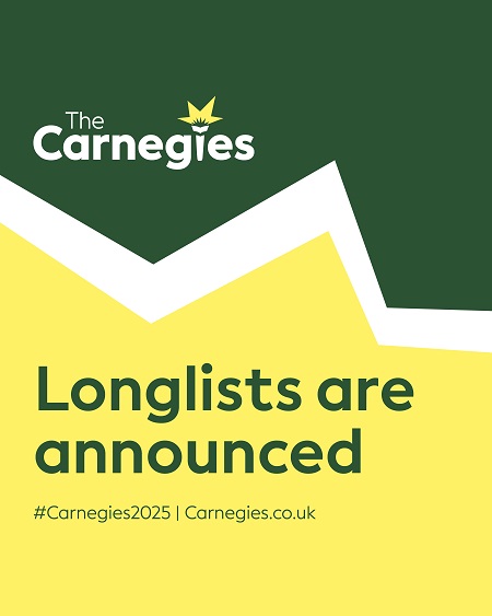 Longlists announced for The Carnegies 2025