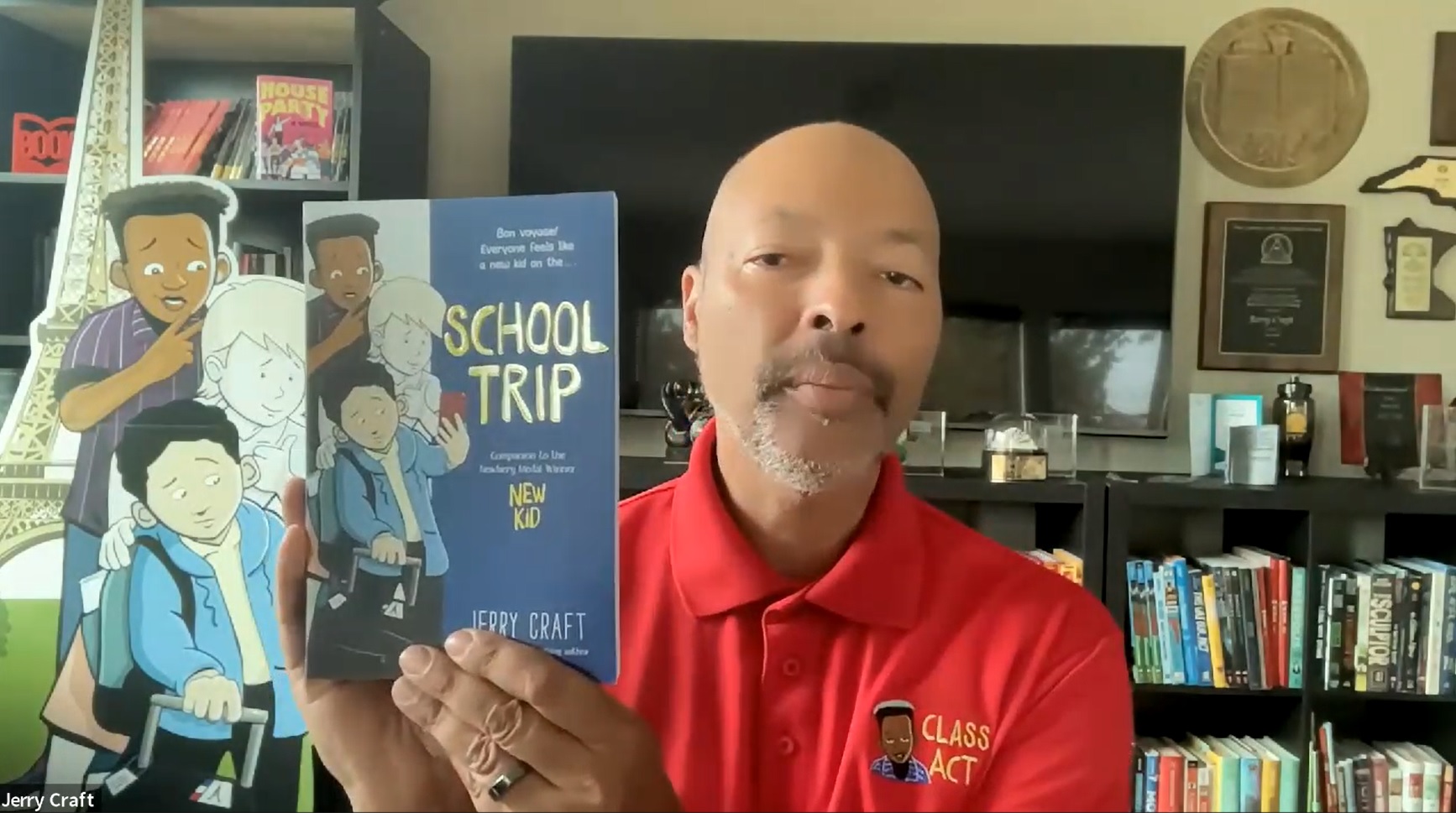 Jerry Craft's latest graphic novel, School Trip